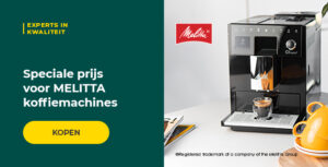 Speciale prijs voor MELITTA koffiemachines