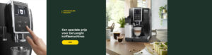 Een speciale prijs voor De'Longhi koffiemachines
