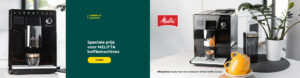 Speciale prijs voor MELITTA koffiemachines