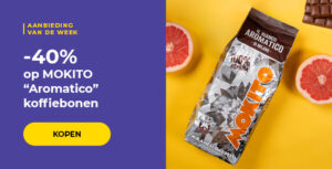 -40% op Mokito AROMATICO koffiebonen