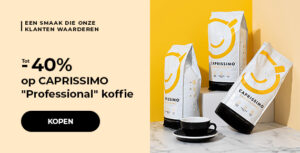 Tot -40% op CAPRISSIMO "Professional" koffie