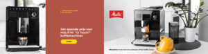 Een speciale prijs voor MELITTA® "CI Touch®" koffiemachines