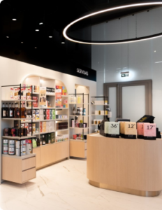 De gespecialiseerde winkel van Coffee Friend