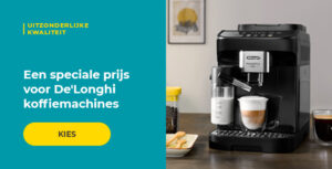 Een speciale prijs voor De'Longhi koffiemachines