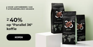Tot -40% op "Parallel 36" koffie
