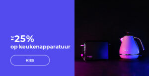 Tot -25% op keukenapparatuur