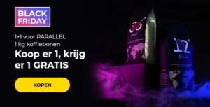 1+1 voor PARALLEL 1 kg koffiebonen