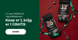 1+1 voor PARALLEL 1 kg koffiebonen