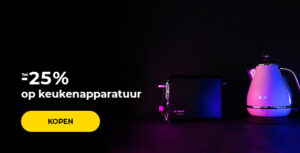 Tot -25% op keukenapparatuur