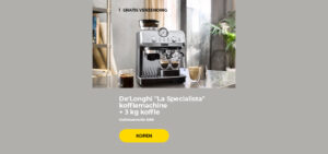 De'Longhi "La Specialista" koffiemachine + 3 kg koffie
