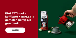 BIALETTI moka kavinukas + BIALETTI malta kava dovanų