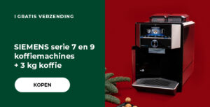 SIEMENS serie 7 en 9 koffiemachines + 3 kg koffie