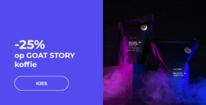 -25% op GOAT STORY koffie