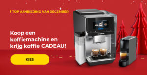 Koop een koffiemachine en krijg koffie cadeau!