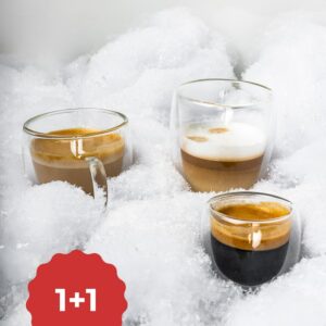 1+1 op COFFEE FRIEND glazen