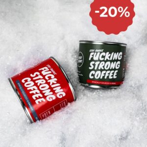 -20% op FUCKING STRONG COFFEE koffie