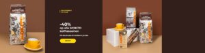 -40% op alle MOKITO koffiesoorten