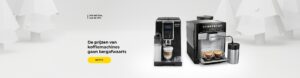 De prijzen van koffiemachines gaan bergafwaarts