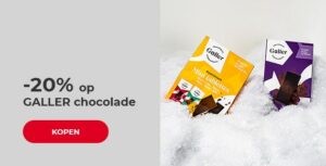 -20% op GALLER chocolade
