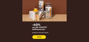 -40% op alle MOKITO koffiesoorten