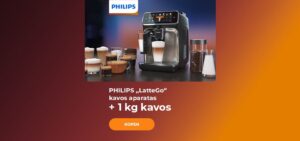 PHILIPS "LatteGo" koffiemachine + 1 kg koffie