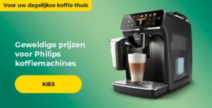 Geweldige prijzen voor Philips koffiemachines