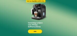 Geweldige prijzen voor Philips koffiemachines