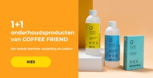1+1 onderhoudsproducten van COFFEE FRIEND