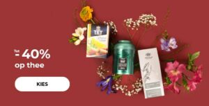 Tot -30% op thee