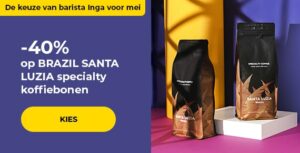 -40% op BRAZIL SANTA LUZIA specialty koffiebonen