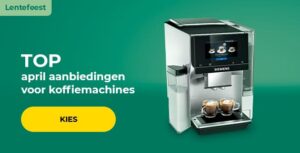 TOP april aanbiedingen voor koffiemachines