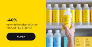 -40% op onderhoudsproducten van COFFEE FRIEND
