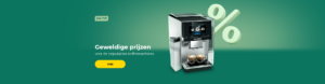 Geweldige prijzen voor de populairste koffiemachines