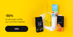 -30% op gemalen koffie van COFFEE FRIEND