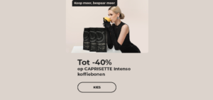 Tot -40% op CAPRISETTE Intenso koffiebonen