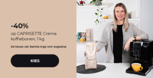 -40% op CAPRISETTE Crema koffiebonen, 1 kg