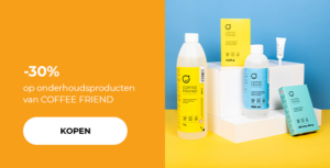-30% op onderhoudsproducten van COFFEE FRIEND