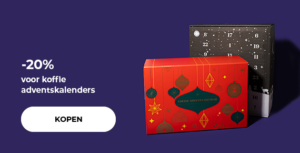 -20% voor koffie adventskalenders