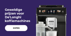 Geweldige prijzen voor De'Longhi koffiemachines