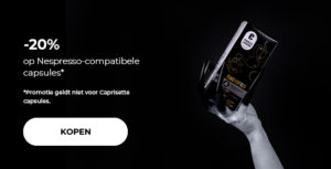 -20% op Nespresso-compatibele capsules*