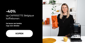 -40% op CAPRISETTE Belgique koffiebonen