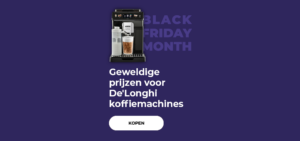 Geweldige prijzen voor De'Longhi koffiemachines