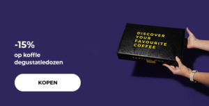 -15% op koffie degustatiedozen