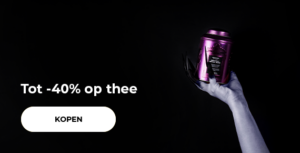 Tot -40% op thee