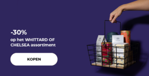 -30% op het WHITTARD OF CHELSEA assortiment
