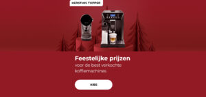 Feestelijke prijzen voor de best verkochte koffiemachines