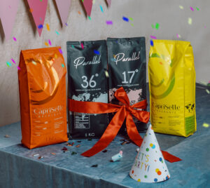 2+2 voor CAPRISETTE & PARALLEL 1 kg koffiebonen